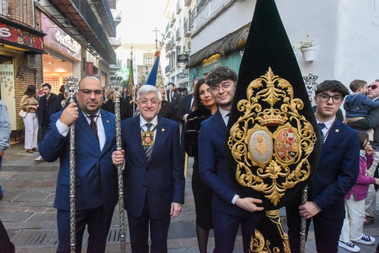 El Vía Crucis de la Agrupación de Cofradías, en imágenes