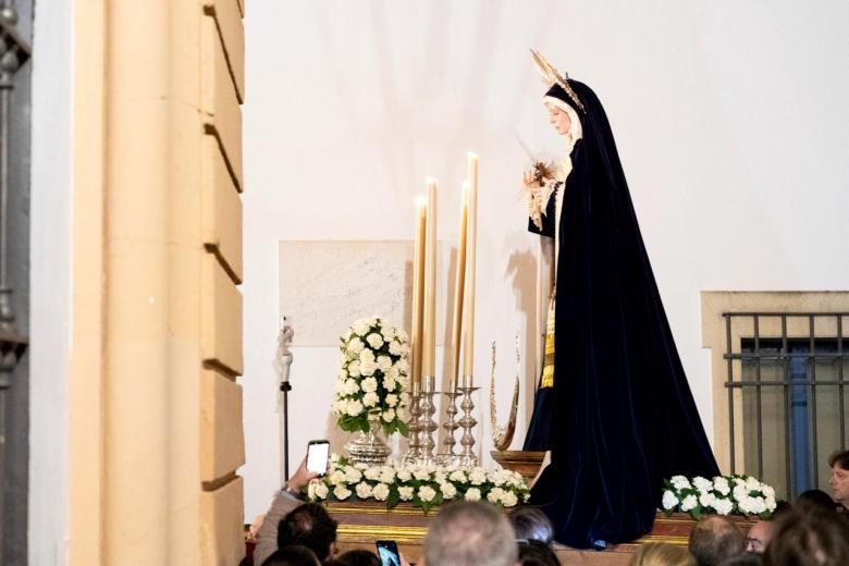 Traslado de los titulares de la hermandad del Perdón de Córdoba