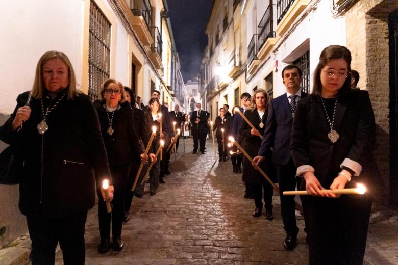 Traslado de los titulares de la hermandad del Perdón de Córdoba