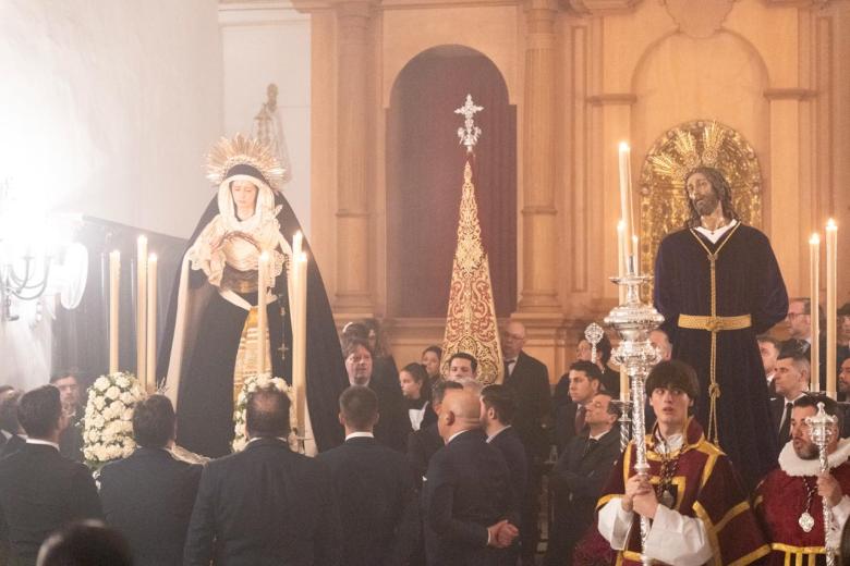 Traslado de los titulares de la hermandad del Perdón de Córdoba