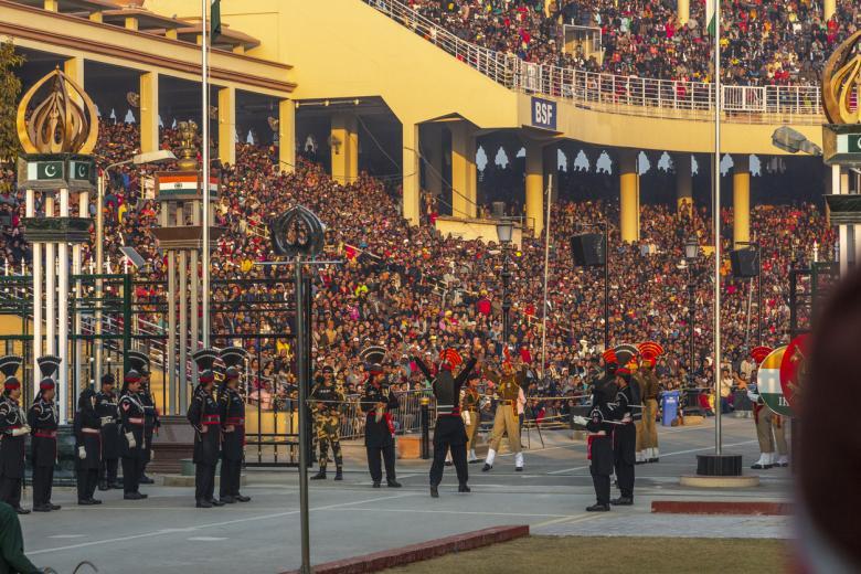 Wagah Border, frontera entre India y Pakistán