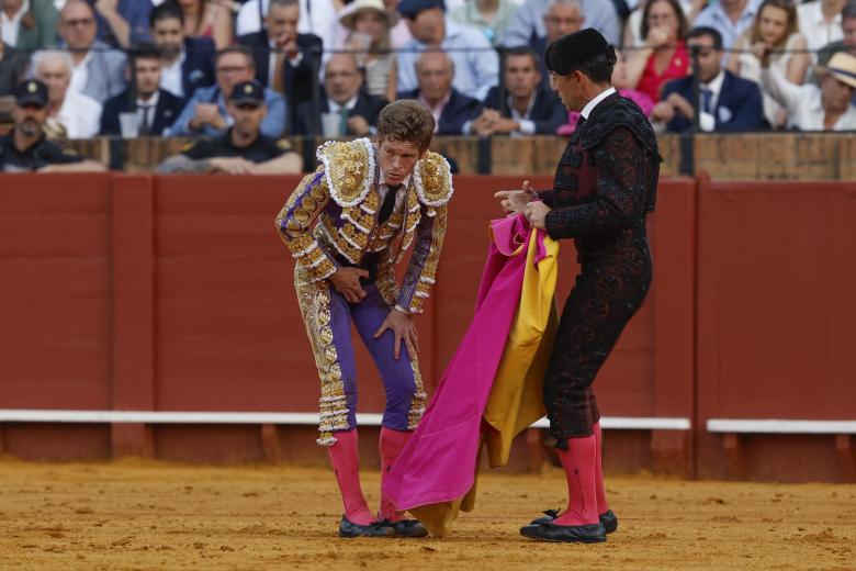 Borja Jiménez falló con la espada ante ese toro, al que mató a la tercera