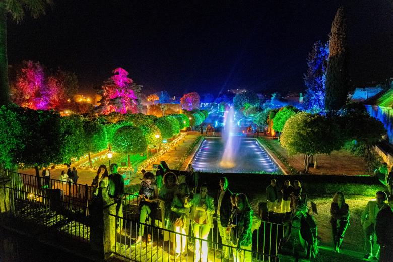 El espectáculo "Naturaleza Encendida: Navegantes" en el Alcázar de los Reyes Cristianos de Córdoba