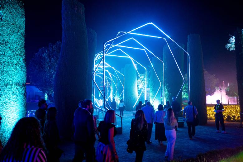 El espectáculo "Naturaleza Encendida: Navegantes" en el Alcázar de los Reyes Cristianos de Córdoba
