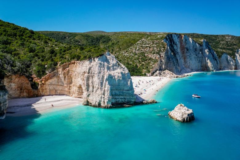 Fteri Beach, Cefalonia, Grecia