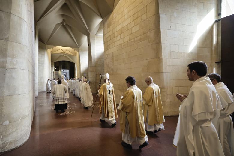 Ordenaciones sacerdotales en la Basílica de la Sagrada Familia, en Barcelona