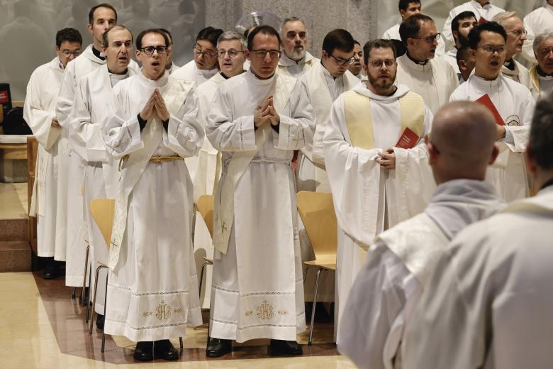 Ordenaciones sacerdotales en la Basílica de la Sagrada Familia, en Barcelona