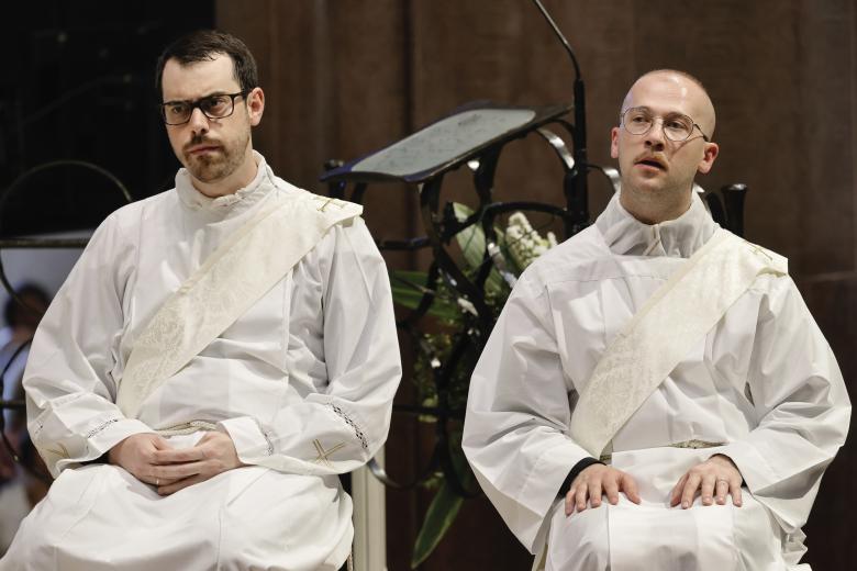 Ordenaciones sacerdotales en la Basílica de la Sagrada Familia, en Barcelona