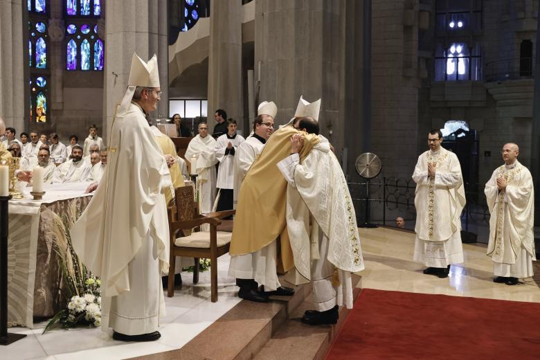 Ordenaciones sacerdotales en la Basílica de la Sagrada Familia, en Barcelona