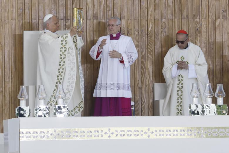 El papa León XIV oficia la misa del Corpus Christi este domingo en la Plaza de Cibeles de Madrid