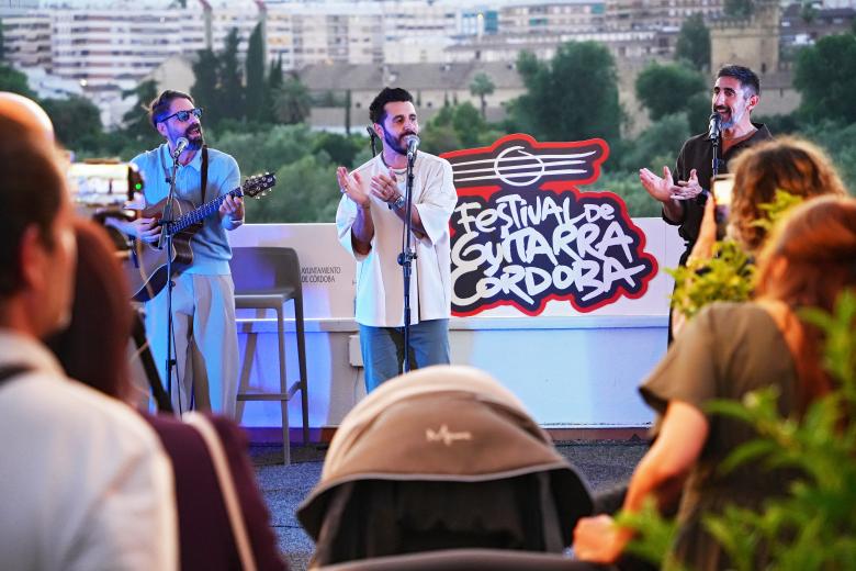 Presentación del 45º Festival de la Guitarra de Córdoba en la terraza panorámica del Hotel Hesperia