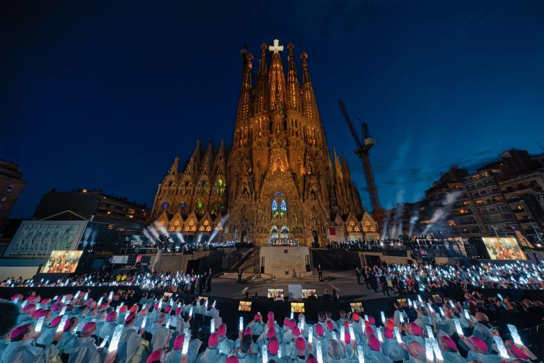 Papa León XIV Sagrada Familia Barcelona visita