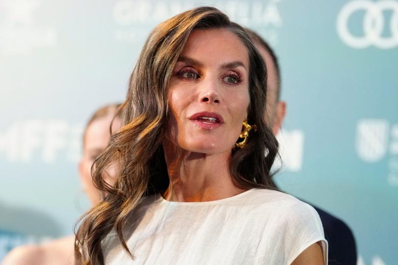 La reine Letizia d'Espagne assiste à la cérémonie de clôture de l'Atlantida Mallorca Film Fest au Centre culturel La Misericordia. Queen Letizia attends the 'Atlantida Mallorca Film Fest' closing ceremony at La Misericordia Cultural Center. Palma de Mallorca- August 3, 2025