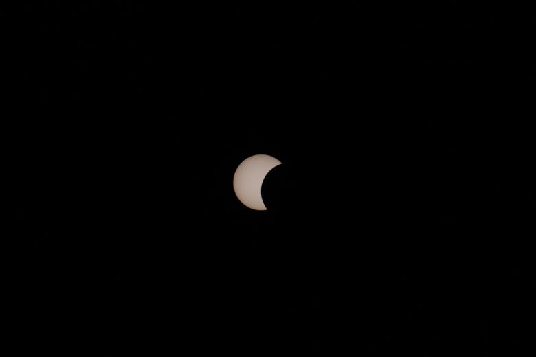 El Sol, durante el eclipse solar total de 2026, a 12 de agosto de 2026, en Burgos, Castilla y León (España).