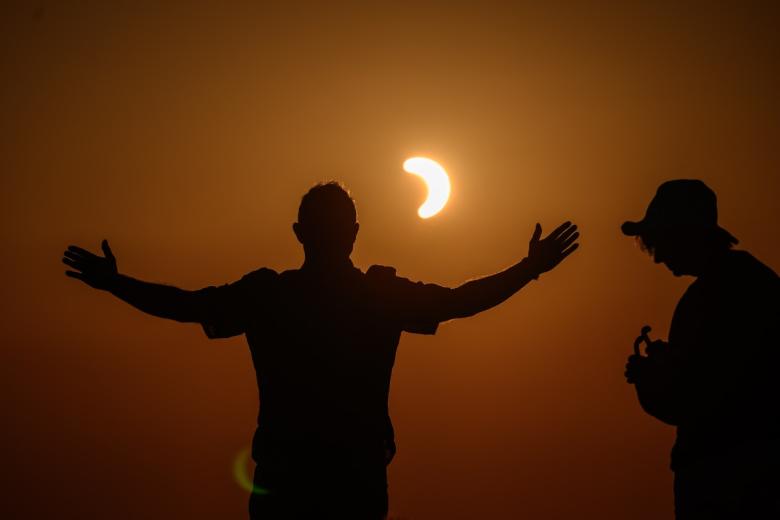 Eclipse solar que ha oscurecido el mundo