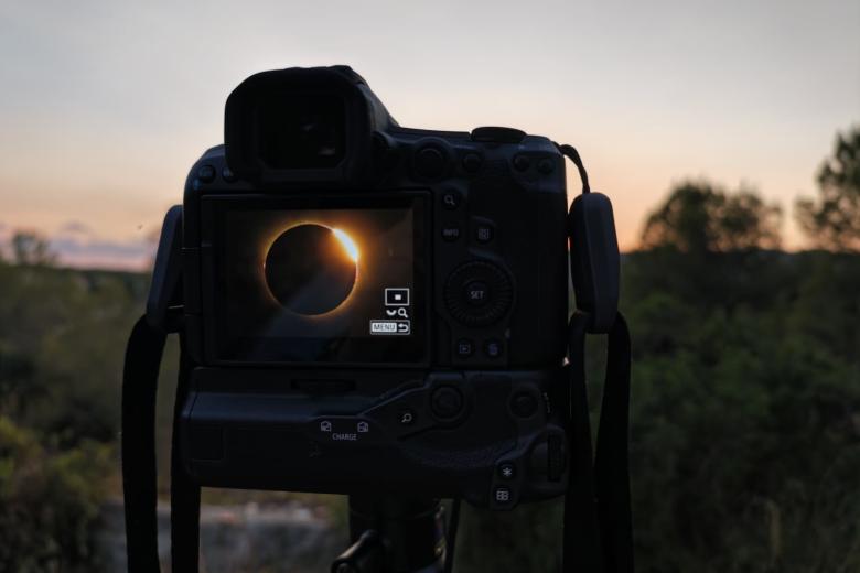 El eclipse total de Sol, desde Comarruga (Tarragona)