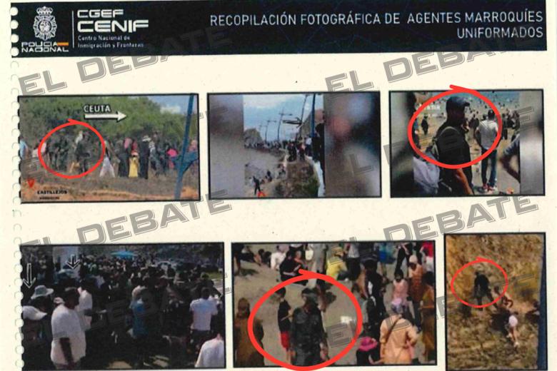 Agentes Marroquíes Uniformados