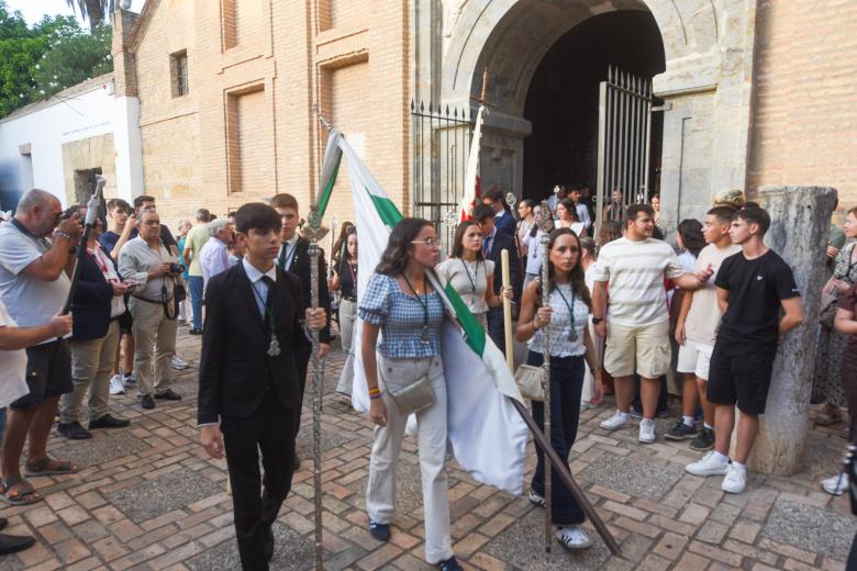 Procesión de la Fuensanta hacia la Catedral de Córdoba