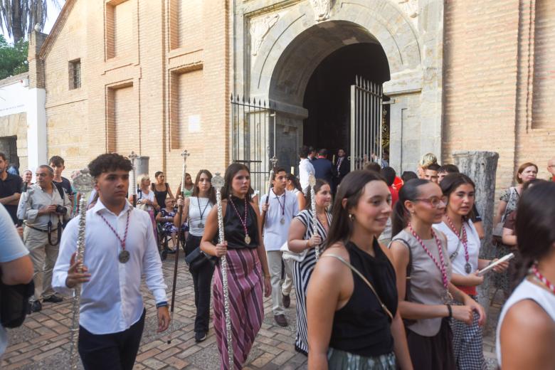 Procesión de la Fuensanta hacia la Catedral de Córdoba