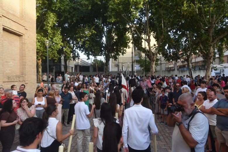 Procesión de la Fuensanta hacia la Catedral de Córdoba