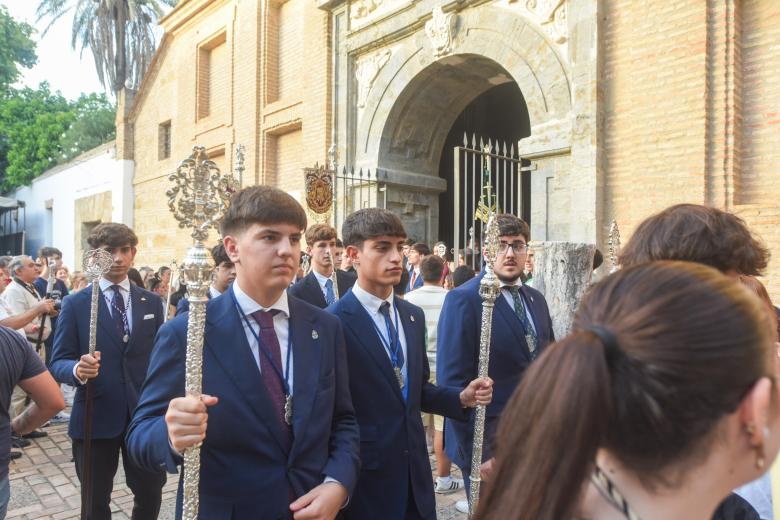 Procesión de la Fuensanta hacia la Catedral de Córdoba