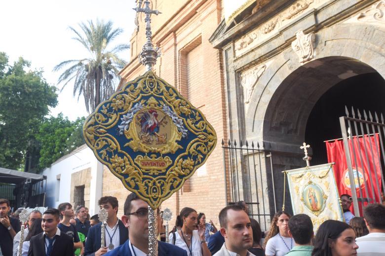 Procesión de la Fuensanta hacia la Catedral de Córdoba