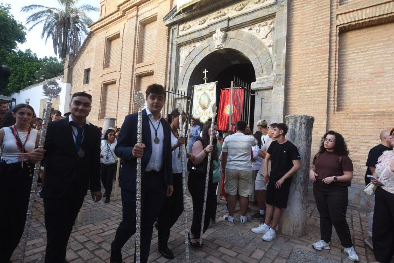 Procesión de la Fuensanta hacia la Catedral de Córdoba