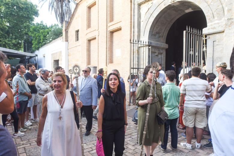 Procesión de la Fuensanta hacia la Catedral de Córdoba