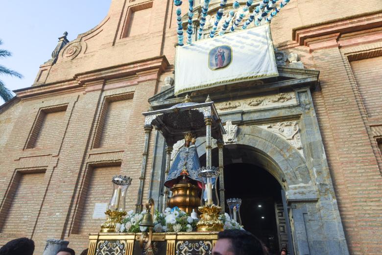 Procesión de la Fuensanta hacia la Catedral de Córdoba