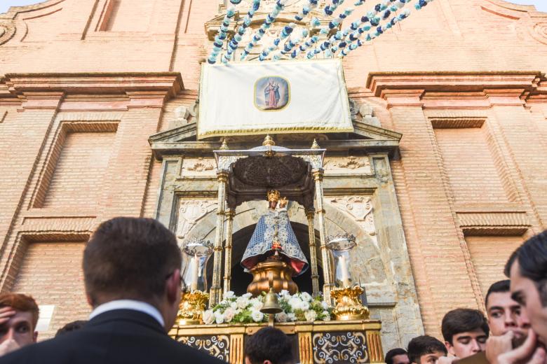 Procesión de la Fuensanta hacia la Catedral de Córdoba