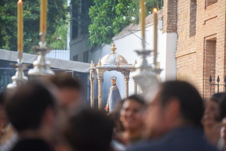 Procesión de la Fuensanta hacia la Catedral de Córdoba