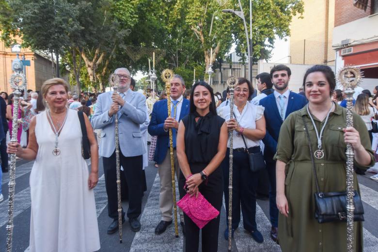 Procesión de la Fuensanta hacia la Catedral de Córdoba