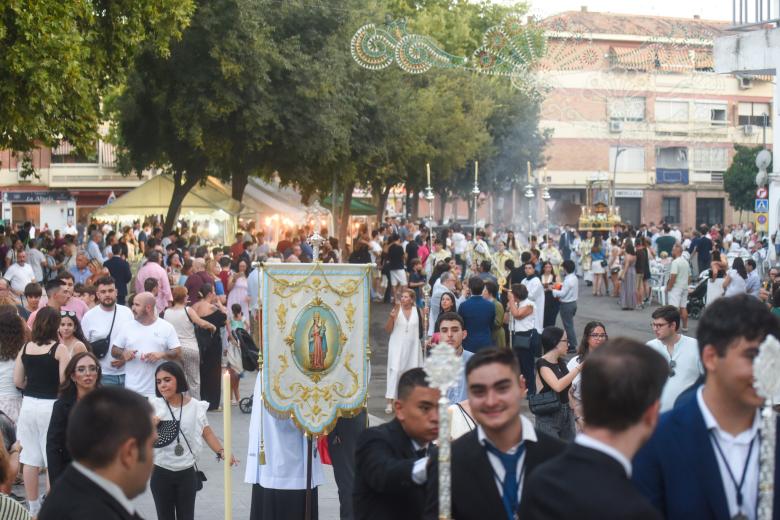 Procesión de la Fuensanta hacia la Catedral de Córdoba