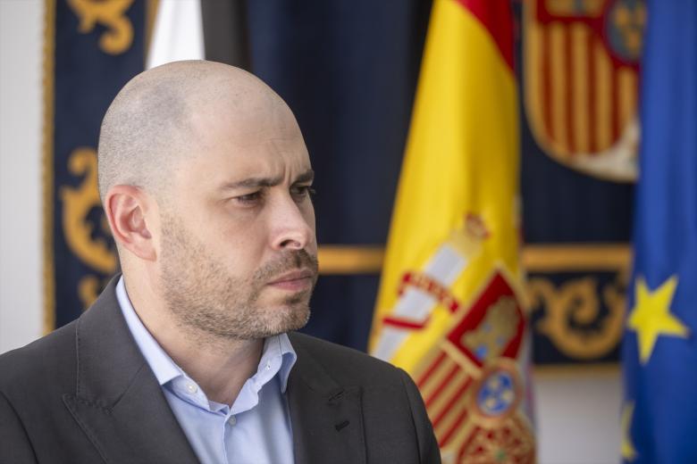 El delegado del Gobierno en Ceuta, Miguel Ángel Pérez Triano