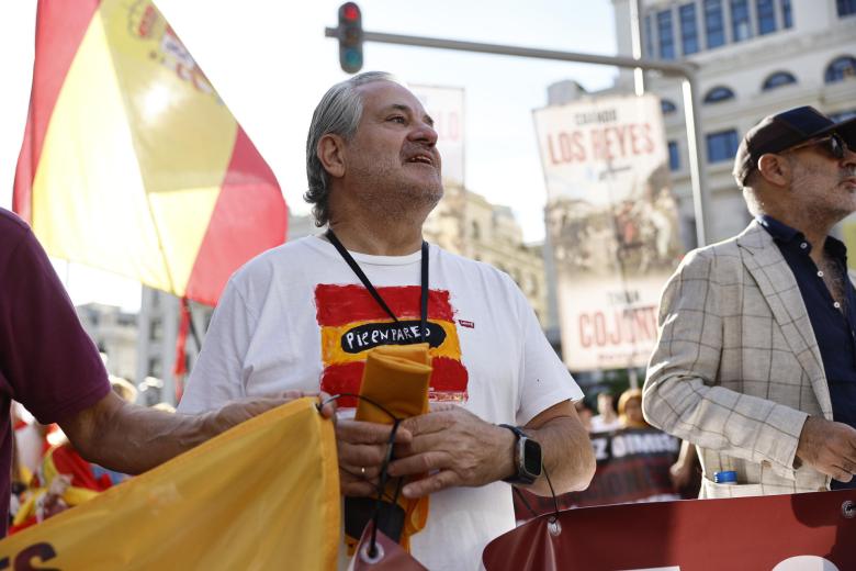 El empresario Marcos de Quinto, de Pie en Pared, uno de los convocantes de esta Segunda Marcha por la Dignidad de España.