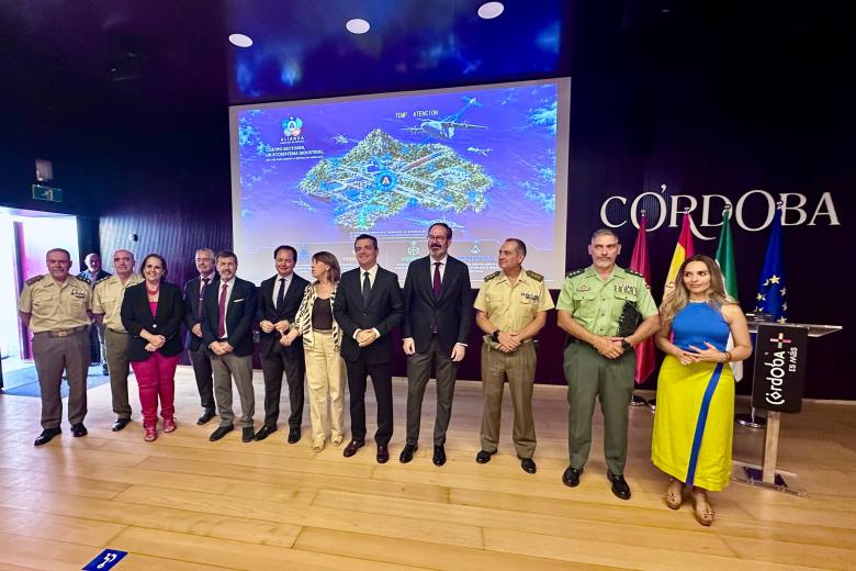 Presentación de la Alianza Andaluza de la Industria de Defensa en el Centro de Recepción de Visitantes de Córdoba.