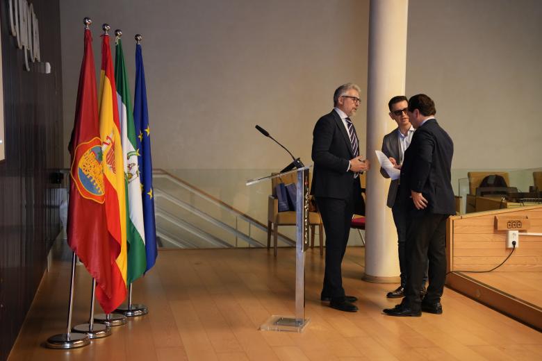 Presentación de la Alianza Andaluza de la Industria de Defensa en el Centro de Recepción de Visitantes de Córdoba.