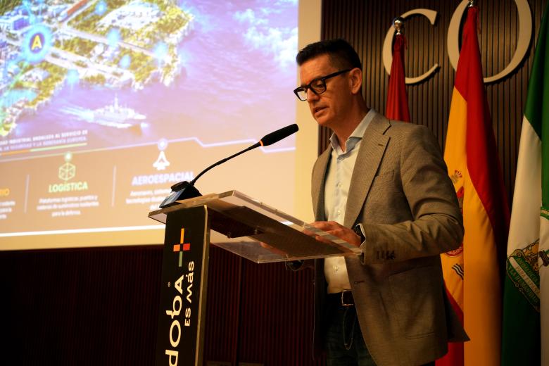 Presentación de la Alianza Andaluza de la Industria de Defensa en el Centro de Recepción de Visitantes de Córdoba.
