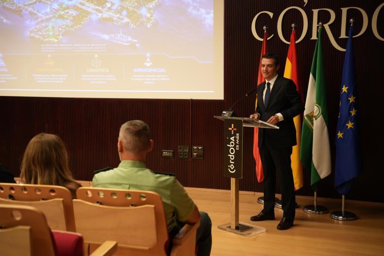 Presentación de la Alianza Andaluza de la Industria de Defensa en el Centro de Recepción de Visitantes de Córdoba.