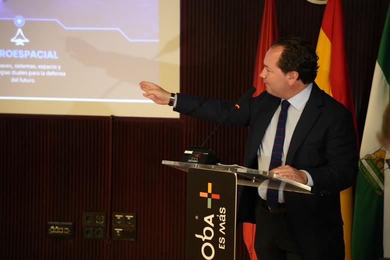Presentación de la Alianza Andaluza de la Industria de Defensa en el Centro de Recepción de Visitantes de Córdoba.