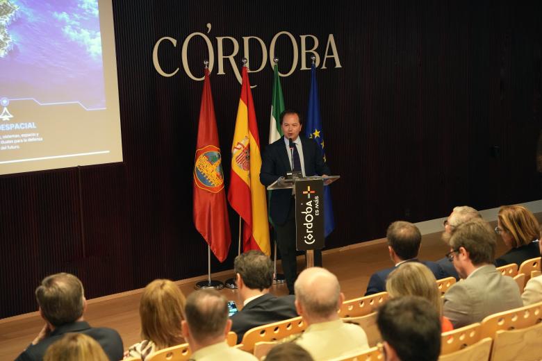 Presentación de la Alianza Andaluza de la Industria de Defensa en el Centro de Recepción de Visitantes de Córdoba.