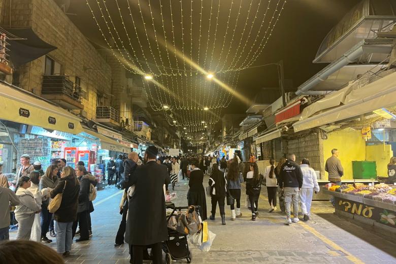 El mercado nocturno de Jerusalén