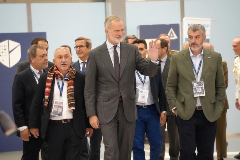 Clausura del Congreso de la Industria de la Defensa Indudef 2026 en Córdoba, presidida por Felipe VI