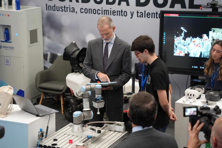 Clausura del Congreso de la Industria de la Defensa Indudef 2026 en Córdoba, presidida por Felipe VI