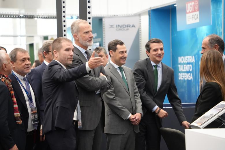 Clausura del Congreso de la Industria de la Defensa Indudef 2026 en Córdoba, presidida por Felipe VI