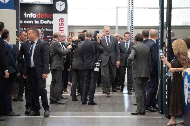 Clausura del Congreso de la Industria de la Defensa Indudef 2026 en Córdoba, presidida por Felipe VI