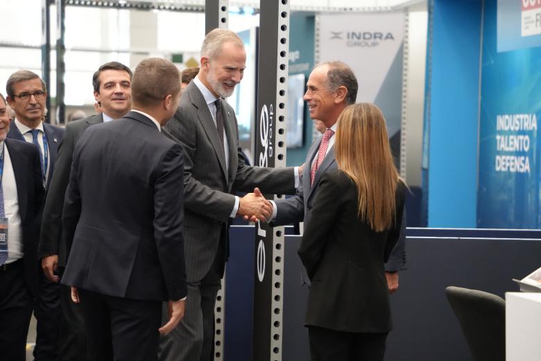 Clausura del Congreso de la Industria de la Defensa Indudef 2026 en Córdoba, presidida por Felipe VI