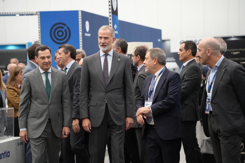 Clausura del Congreso de la Industria de la Defensa Indudef 2026 en Córdoba, presidida por Felipe VI