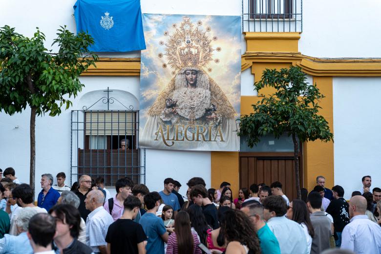 Procesión de la Virgen de la Alegría en Córdoba