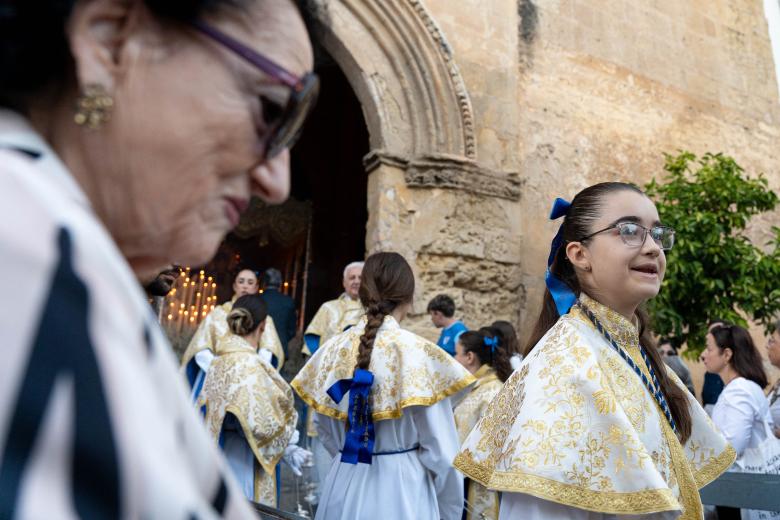 Procesión de la Virgen de la Alegría en Córdoba